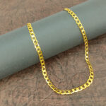 JJMC 384 Men's Chain- One Gram Gold Plated Men's Chain | 18 Inches | Jecy Jewels