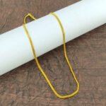 JJMC 397 Men's Chain- One Gram Gold Plated Men's Chain | 18 Inches | Jecy Jewels