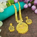 JJN 20015 Necklace Set- One Gram Gold Plated Long Jewellery Set | Jecy Jewels