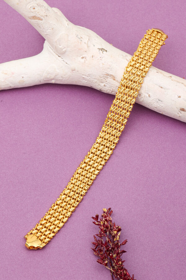 JJMB 78009 Men's Braclets- One Gram Gold Plated Men's Bracelets | Jecy Jewels
