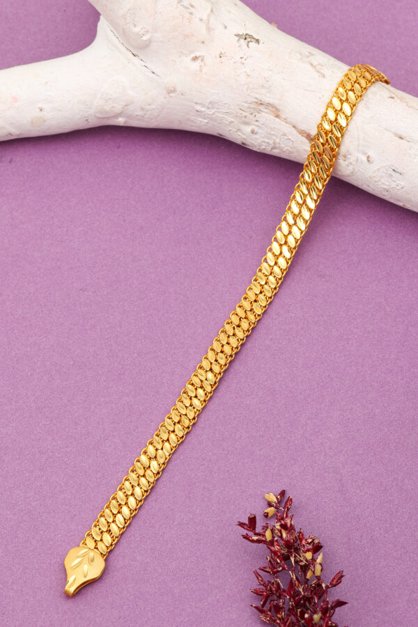 JJMB 78060-1 Men's Braclets- One Gram Gold Plated Men's Bracelets | Jecy Jewels