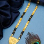 JJM 8502-2 Mangalsutra- One Gram Gold Long Mangalsutra | 24 Inches | Jecy Jewels