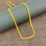 JJMC 9710 Men's Chain- One Gram Gold Plated Men's Chain | 30 Inches | Jecy Jewels