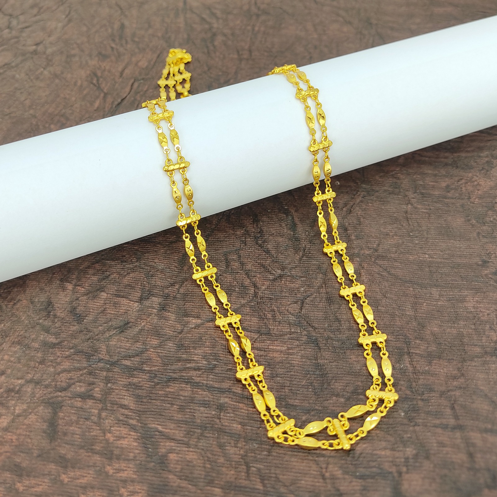 JJMC 9916 Men's Chain- One Gram Gold Plated Men's Chain | 24 Inches | Jecy Jewels