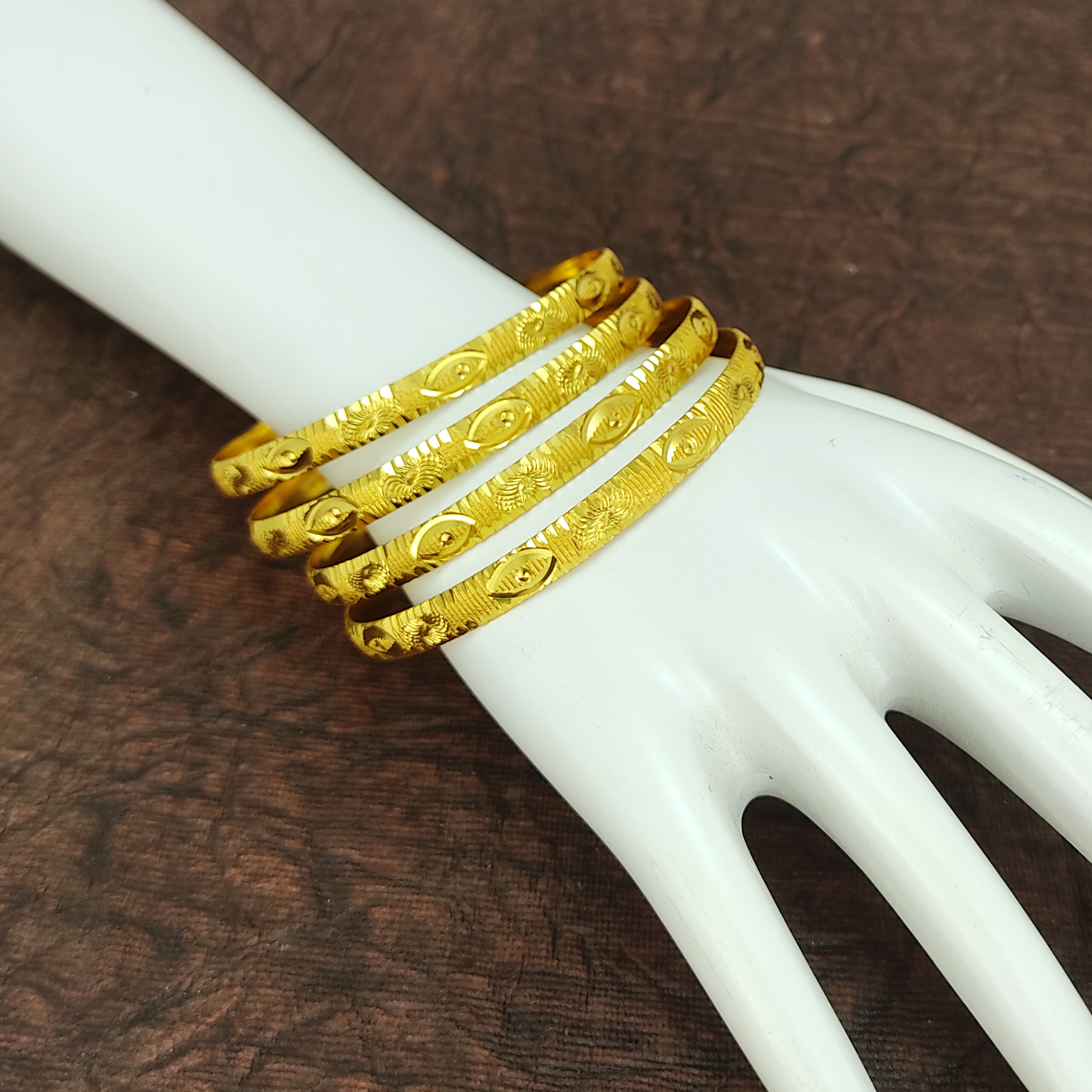 JJB 513 Bangles- One Gram Gold Plated Bangles | Jecy Jewels