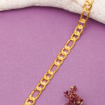 JJMB 8380 Men's Braclets- One Gram Gold Plated Men's Bracelets | Jecy Jewels