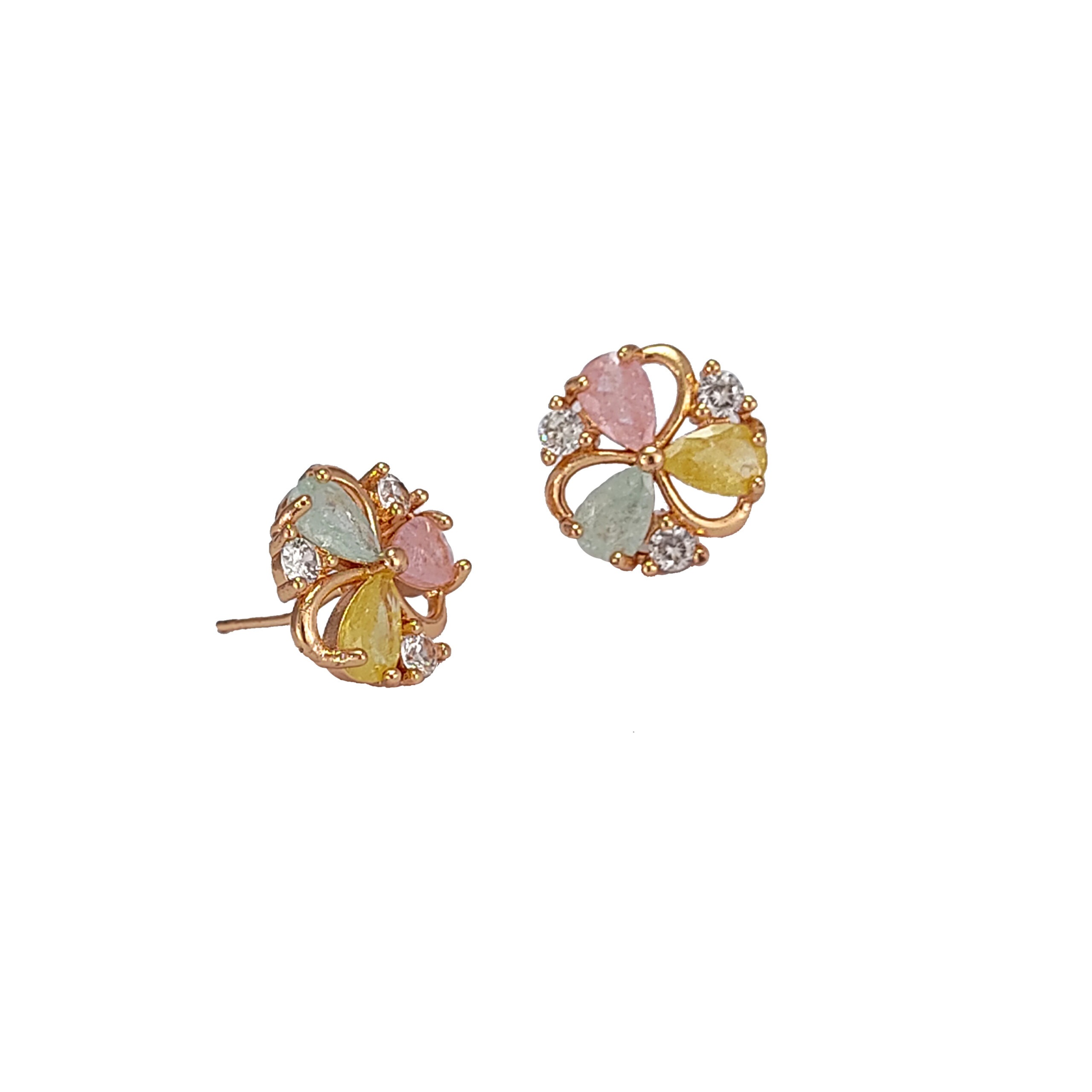 JJE ER-3001 Earrings- Rose Gold Plated Earrings For Women | Tops | Jecy Jewels