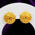 JJE 3755-2 Earrings- One Gram Gold Plated Tops Earrings For Women | Earrings for Girls | Jecy Jewels