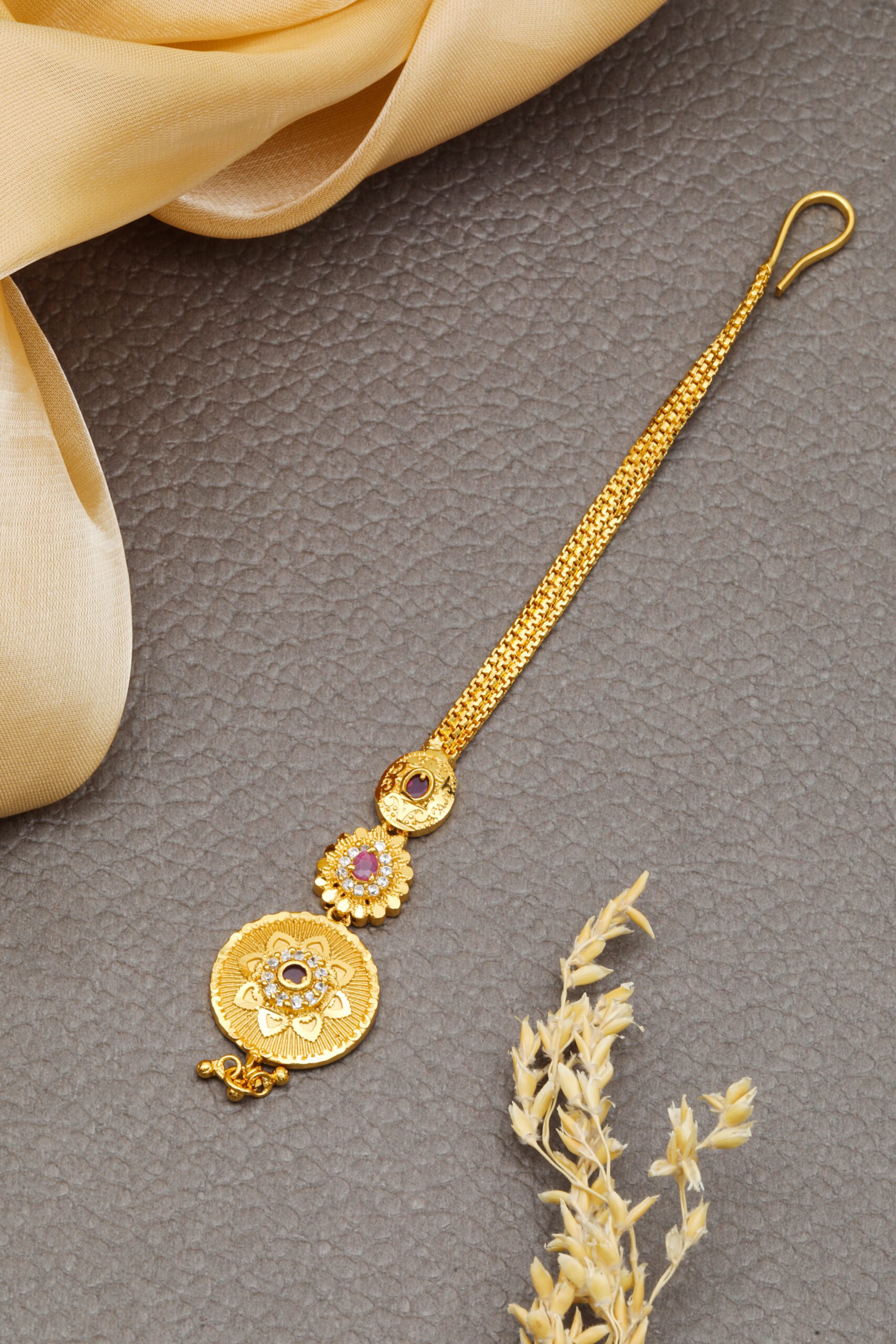 Tika One Gram Gold Mang Tika for Women