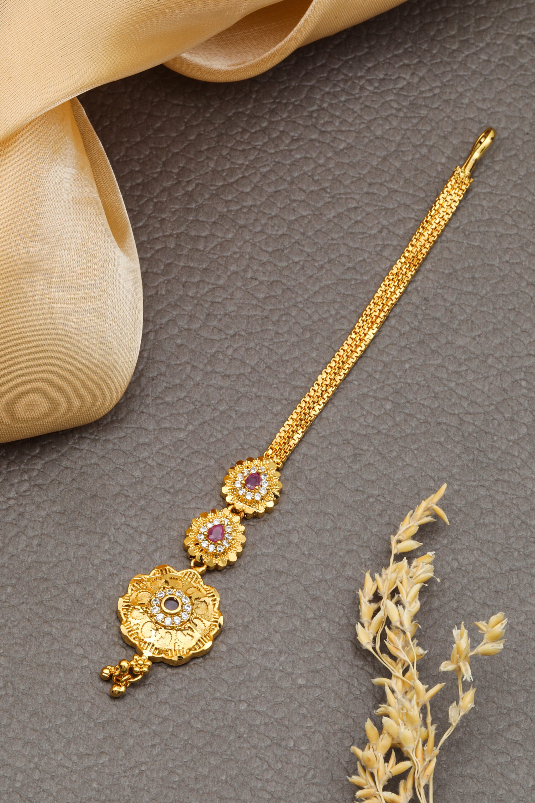 Tika One Gram Gold Mang Tika for Women