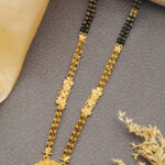 Traditional Mangalsutra One Gram Gold 18 Inches Short jewelry
