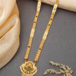 JJM 8838 Mangalsutra- One Gram Gold Long Mangalsutra | 24 Inches | Jecy Jewels